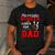 Proud Bowling Dad Of A Bowler Dad Bowling Father Men's Casual T-Shirt Dark Grey