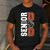Proud Dad Of A 2026 Senior Graduate Basketball Senior 26 Men's Casual T-Shirt Dark Grey
