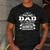 I Am A Proud Dad Of A Freaking Amazing Daughter For Father Men's Casual T-Shirt Dark Grey