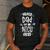 Proud Dad Of An NICU Grad NICU Graduate Father Parents Men's Casual T-Shirt Dark Grey