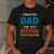 Proud Dad Of An Official Teenager 13th Birthday Family Men's Casual T-Shirt Dark Grey