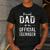 Proud Dad Of An Official Teenager T Shirt Birthday Outfit Men's Casual T-Shirt Dark Grey