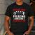 Proud Dad Of A Powerlifter Father Powerlifting Dad Men's Casual T-Shirt Dark Grey