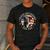 Proud Greyhound Dad American Flag Patriotic Greyhound Dad Men's Casual T-Shirt Dark Grey