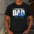 Proud New Dad It's A Boy Men's Casual T-Shirt Dark Grey