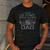 Proud US Army Ranger Dad Flag American USA Military Men's Casual T-Shirt Dark Grey