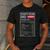 Puerto Rican Dad Nutrition Facts Pride Father's Day Men's Casual T-Shirt Dark Grey