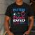 Putters Or Pearls Dad Loves You Gender Reveal Family Men's Casual T-Shirt Dark Grey