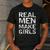 Real Men Make Girls Shirt From Daughter Dad Of Girls Men's Casual T-Shirt Dark Grey