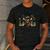 Retro Camo Dad Hunting Camouflage Deer Matching Men's Casual T-Shirt Dark Grey