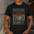Retro Cheer Dad Straight Outta Money Men's Casual T-Shirt Dark Grey