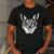 Retro Corgi Dad Dog Owner Pet Welsh Corgi Fathers Day Men's Casual T-Shirt Dark Grey