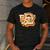 Retro Groovy Dad Family Birthday 60s 70s Hippie Costume Men's Casual T-Shirt Dark Grey