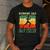 Retro Running Dad Runner Marathon Athlete Humor Outfit Men's Casual T-Shirt Dark Grey