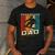 Retro Snowboard Dad Snowboarding Father Snowboarder Dad Men's Casual T-Shirt Dark Grey