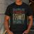 Retro Volleyball Dad Straight Outta Money Men's Casual T-Shirt Dark Grey
