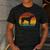 Rhodesian Ridgeback Vintage Retro Dog Mom Dad Men's Casual T-Shirt Dark Grey