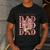 Rodeo Dad Pink Boots Coquette Cow-Girl Birthday Party Men's Casual T-Shirt Dark Grey