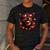 Rottweiler Heart Glasses Cute Rottie Dog Lover Mom Dad Kids Men's Casual T-Shirt Dark Grey
