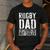 Rugby Dad Shirt Men Fathers Day Rugby Dad Men's Casual T-Shirt Dark Grey