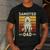 Samoyed Dad Men's Casual T-Shirt Dark Grey