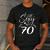 Still Sexy At 70 70th Birthday Seventieth Mom Dad Grandpa Men's Casual T-Shirt Dark Grey