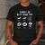 Shepsky Things Do Spare Time Dog Mom Dad Men's Casual T-Shirt Dark Grey