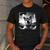 Shiba Inu Dog Dad Mom Graphic Selfie UFOs Weird Aliens Men's Casual T-Shirt Dark Grey