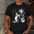 Siberian Husky Alien UFO Taking a Selfie Dog Mom Dad Men's Casual T-Shirt Dark Grey