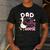 Silly Dad Goose Dad 1st Birthday Family Matching Party Men's Casual T-Shirt Dark Grey