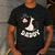 Silly Daddy Silly Goose Dad Birthday Family Matching Party Men's Casual T-Shirt Dark Grey