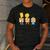 The Simpsons Father's Day Bart Lisa Maggie Dad Birthday Men's Casual T-Shirt Dark Grey