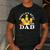 The Simpsons World's Best Dad Father's Day Group V2 Small Men's Casual T-Shirt Dark Grey