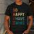 So Happy I Have Twins Mom Dad Parent Saying Slogan Men's Casual T-Shirt Dark Grey