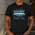 Soon To Be A Daddy Of a Handsome Baby Boy Announcement Men's Casual T-Shirt Dark Grey