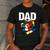 Speed Cubing Dad Puzzle Cuber Cube Kids Men's Casual T-Shirt Dark Grey