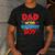 Spider Web Family Matching Dad Of The Birthday Boy Men's Casual T-Shirt Dark Grey
