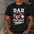 Sports Dad Of The Birthday Baller Sports Family Party Men's Casual T-Shirt Dark Grey