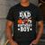 All Star Dad Of The Birthday Boy Basketball Soccer Sport Men's Casual T-Shirt Dark Grey