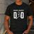 Star Trek Father's Day Galaxy's Greatest Dad Badge Men's Casual T-Shirt Dark Grey