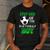 Step Dad Of The Birthday Boy Soccer Stars Outfit Men's Casual T-Shirt Dark Grey