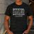 Stepdad Official Cheerleader Bodyguard Cheer Step Dad Men's Casual T-Shirt Dark Grey