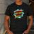 Super Dad Comic Book Superhero Father's Day Men's Casual T-Shirt Dark Grey
