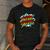 Super Daddy Comic Book Superhero Father's Day Men's Casual T-Shirt Dark Grey