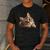 Tabby Cat Mom Dad Pet Shop Tabby Cats Kitten Tabby Cat Men's Casual T-Shirt Dark Grey