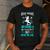 Never Thought I'd Be Wearing a Mermaid Dad Small Men's Casual T-Shirt Dark Grey
