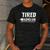 Tired Dad Club Maze Track Back 2 Sided Men's Casual T-Shirt Dark Grey Tired Dad Club Maze Track Back 2 Sided Men's Casual T-Shirt Dark Grey
