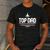 Top Gun Father's Day Top Dad Men's Casual T-Shirt Dark Grey Top Gun Father's Day Top Dad Men's Casual T-Shirt Dark Grey