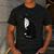 Tuxedo Cat Dad Cat Dad Tuxedo Cat Dad Men's Casual T-Shirt Dark Grey Tuxedo Cat Dad Cat Dad Tuxedo Cat Dad Men's Casual T-Shirt Dark Grey