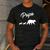 Twin Dad Papa Bear Two Cubs 2 Kids Men's Casual T-Shirt Dark Grey Twin Dad Papa Bear Two Cubs 2 Kids Men's Casual T-Shirt Dark Grey